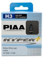 Лампы галогенные PIAA HYPER PLUS (H3) 4000K 55W (2 шт) Светоотдача 100W Лампы галогенные PIAA HYPER PLUS (H3) 4000K 55W (2 шт) Светоотдача 100W