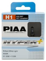 Лампы галогенные PIAA HYPER PLUS (H1) 4000K 55W (2 шт) Светоотдача 100W Лампы галогенные PIAA HYPER PLUS (H1) 4000K 55W (2 шт) Светоотдача 100W